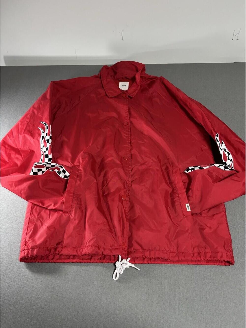 VANS WINDBREAKER Jacket - Size Large - Red - Great Condition - Men’s